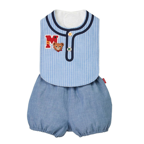 BIB & BLOOMER SET-Wear Boy-MIKI HOUSE Singapore