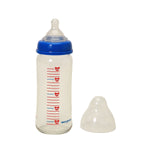 GLASS MILK BOTTLE (240ml)-Tableware-MIKI HOUSE Singapore